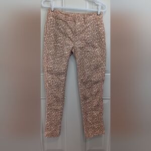 Anthropologie  Skinny Pants with Animal Print 26
